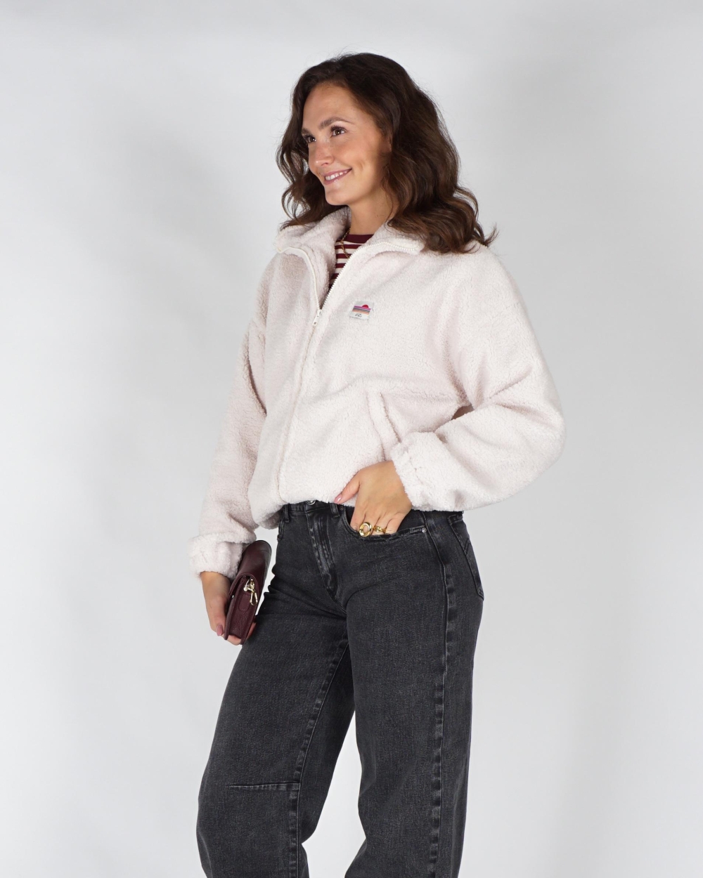 Gossip TEDDY JACKET Ecru