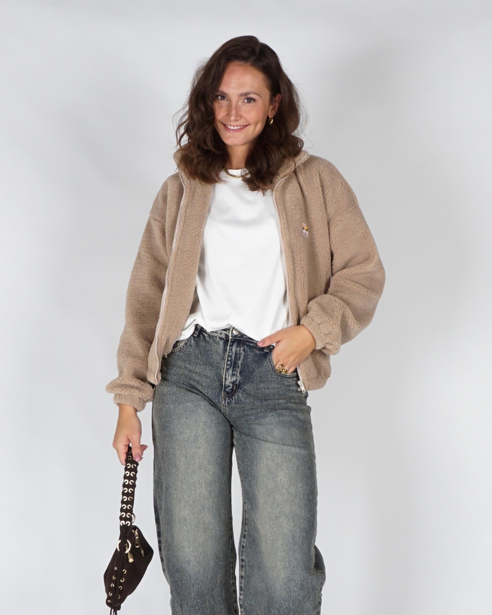 Gossip TEDDY JACKET Camel