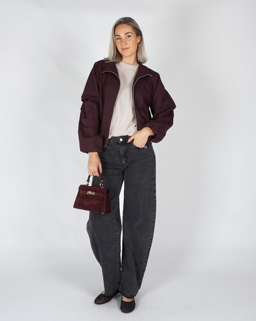 Gossip BOMBER JACKET Rood