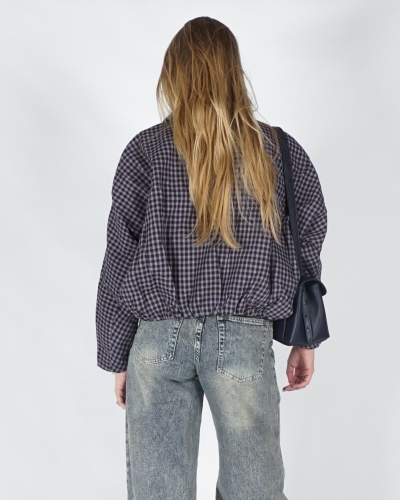 Gossip BALLON CHECK JACKET Bruin