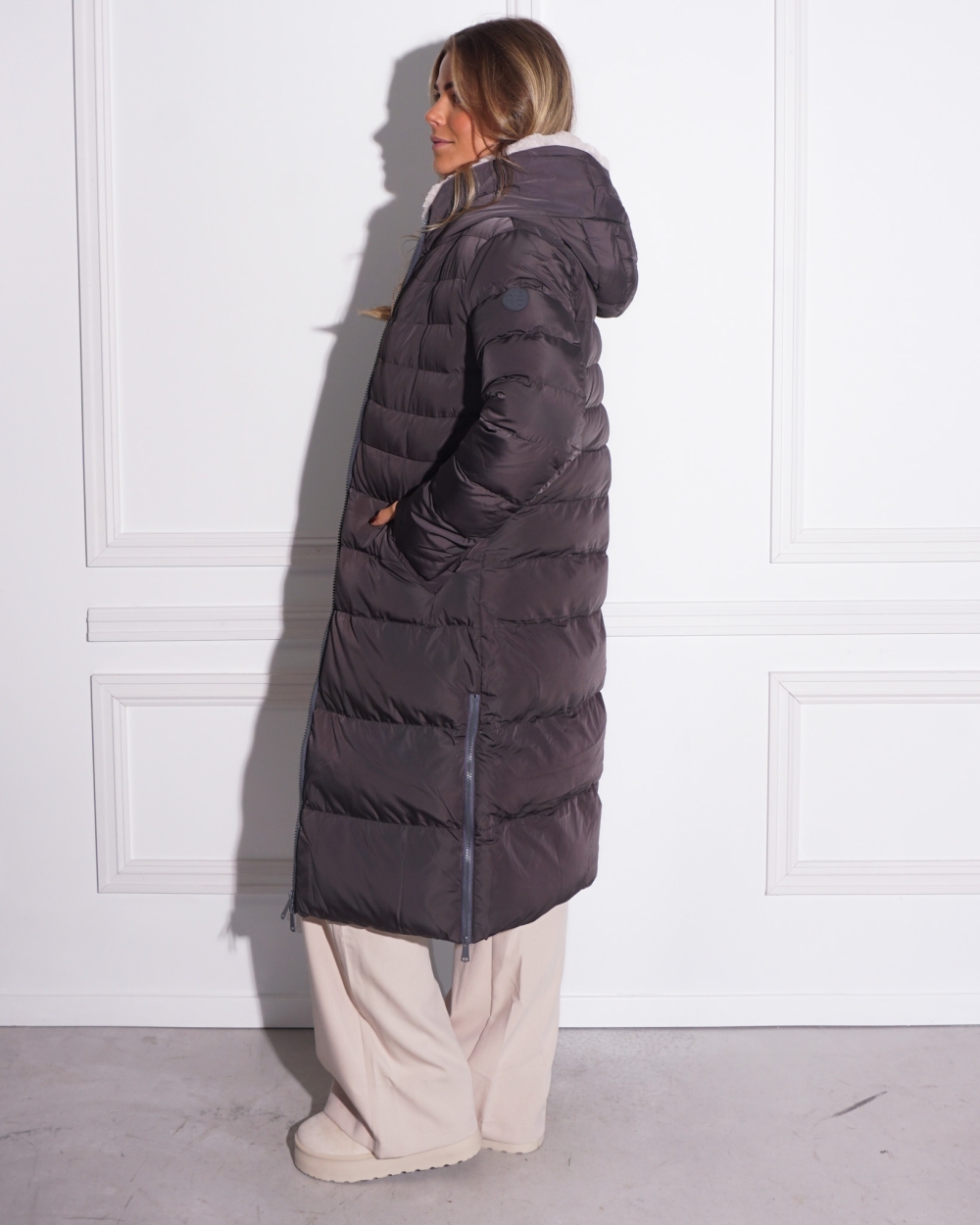 Gossip BALLON CHECK JACKET Bruin
