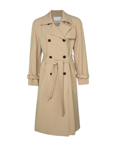 YAYA GEWEVEN LANGE TRENCHCOAT 
