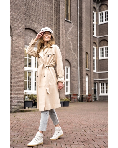 YAYA GEWEVEN LANGE TRENCHCOAT 