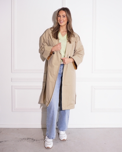 Only TRENCHCOAT CRYSTAL BEIGE
