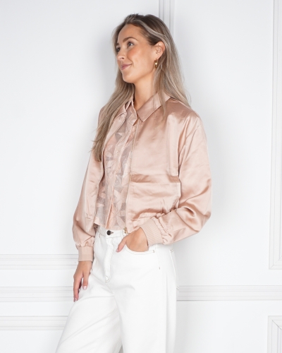 BOMBER NOA DUSTY PINK