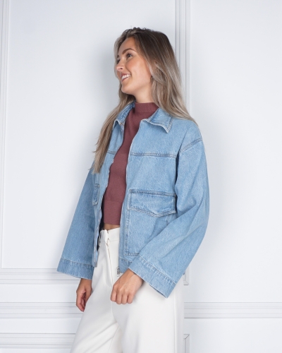 Neo Noir TITAN DENIM JACKET BLAUW