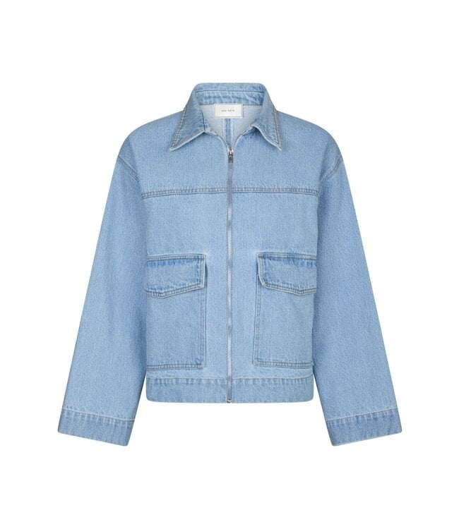 TITAN DENIM JACKET BLAUW