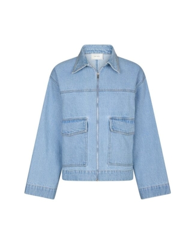 TITAN DENIM JACKET BLAUW