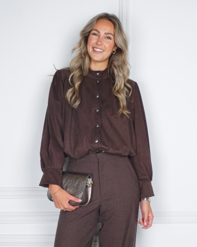 Gossip SUEDE BOMBERJASJE BRUIN