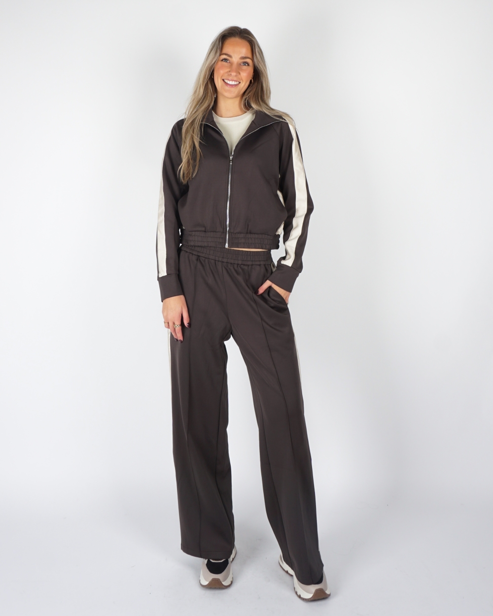 TRACK JACKET VERA BRUIN