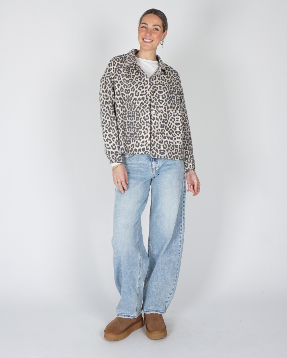 LEOPARD JACKET BEIGE