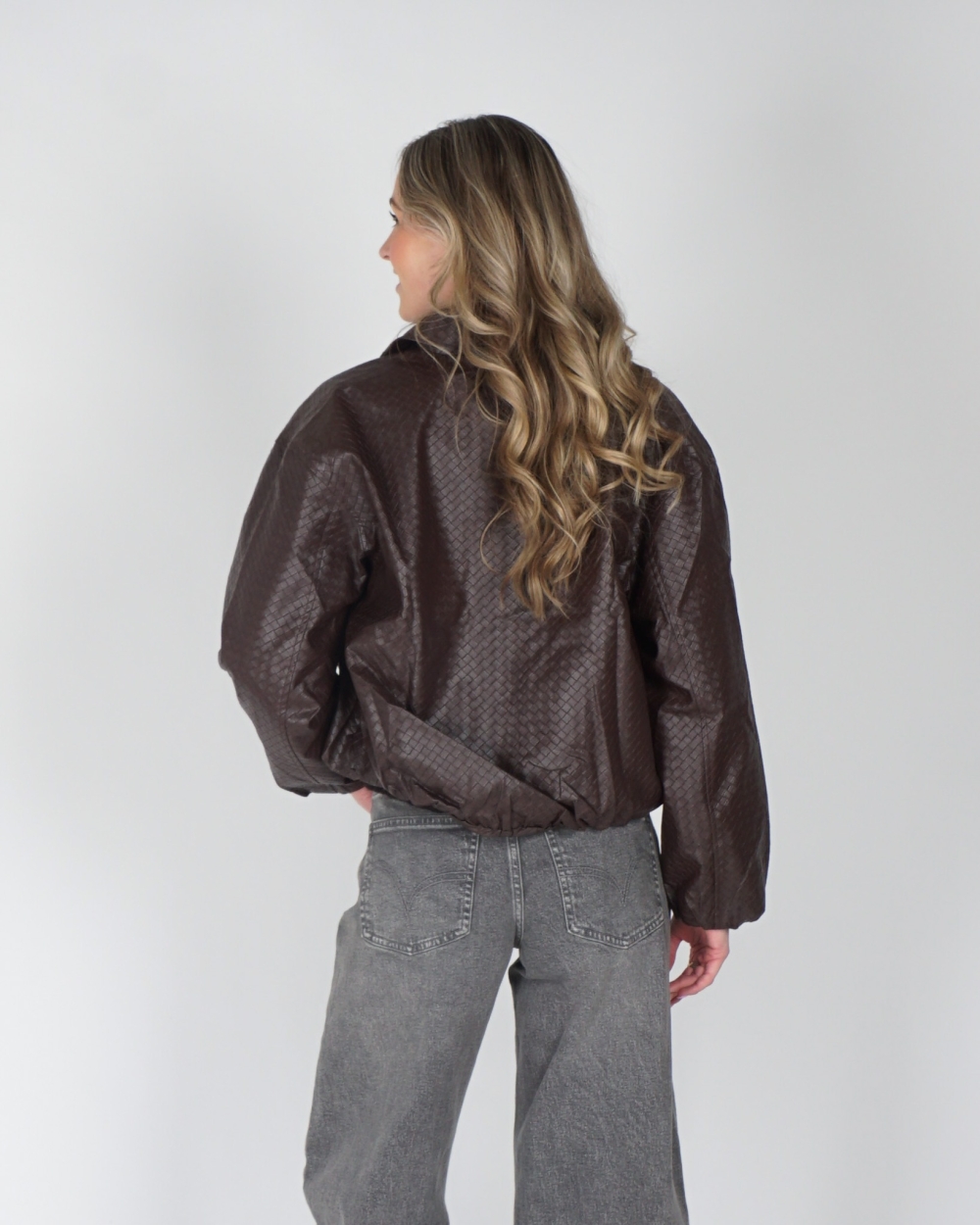 LEATHERLOOK JACKET BRUIN