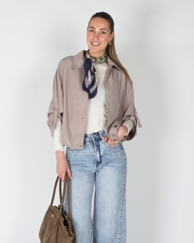 Gossip BLOUSE JASJE TAUPE