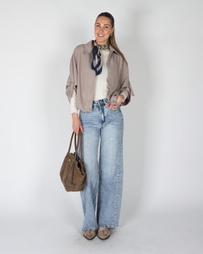 BLOUSE JASJE TAUPE