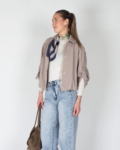 BLOUSE JASJE TAUPE