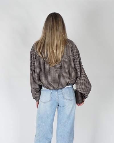 Gossip CHECKERED TRACK JACKET Bruin