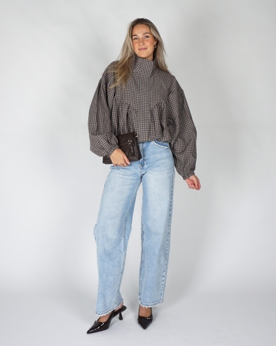 Gossip CHECKERED TRACK JACKET Bruin