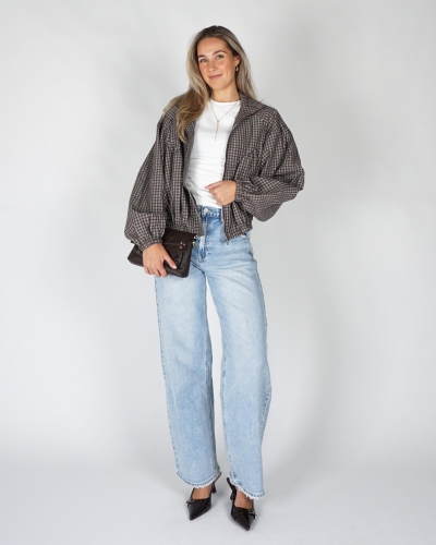 Gossip CHECKERED TRACK JACKET Bruin
