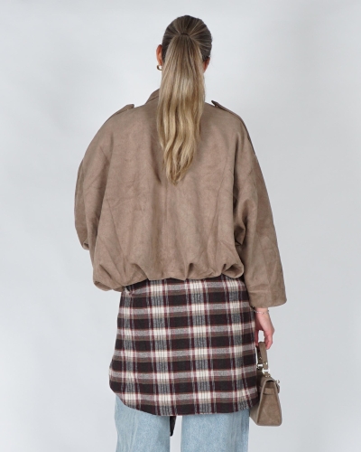 Gossip SUEDE BALLON JASJE Taupe