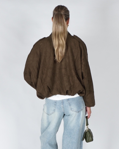 Gossip SUEDE BALLON JASJE Groen