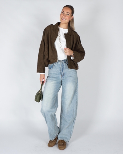 Gossip SUEDE BALLON JASJE Groen