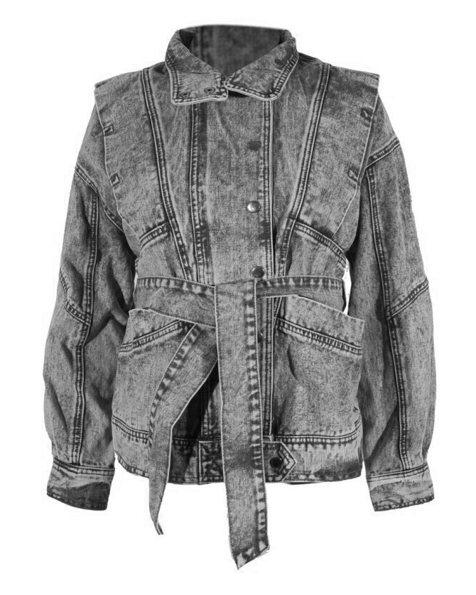 JEANSJACK IRIS GRIJS