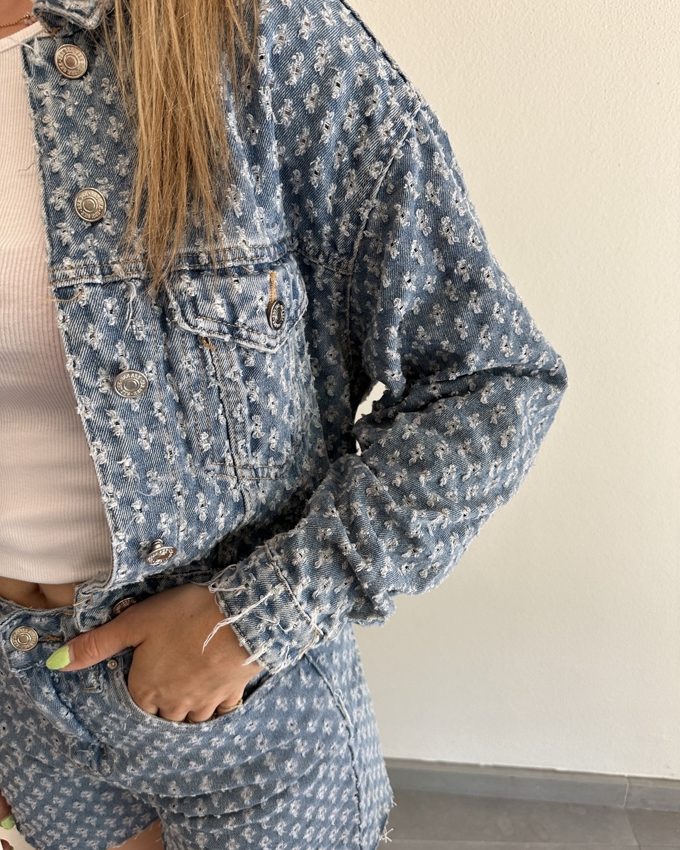 JEANS JACKET HANNAH BLAUW