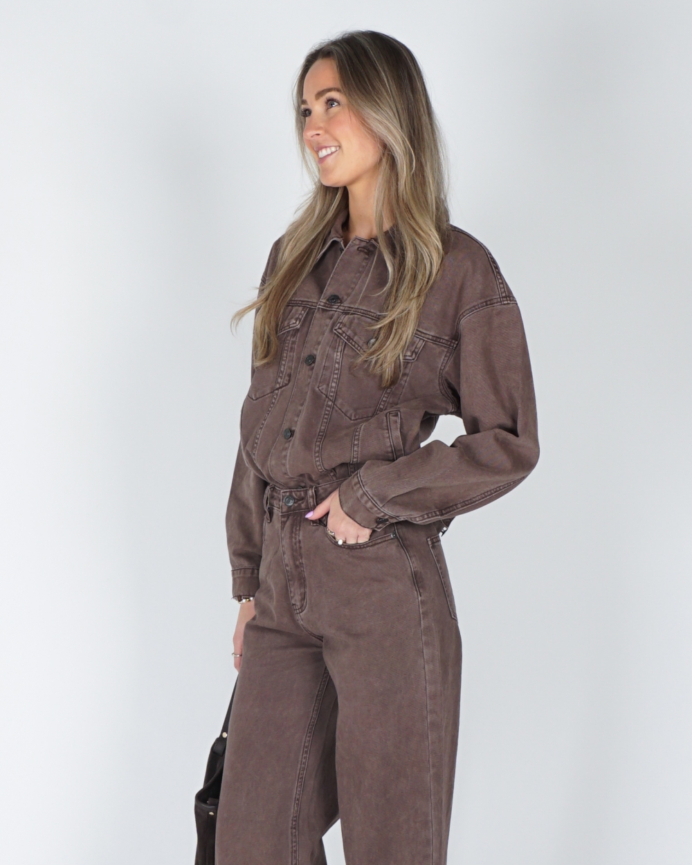 BRUIN DENIM JACKET MET WASSING