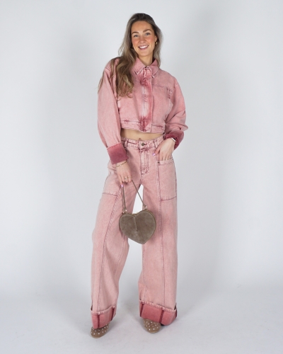 CROPPED DENIM JACKET FIONA ROZE