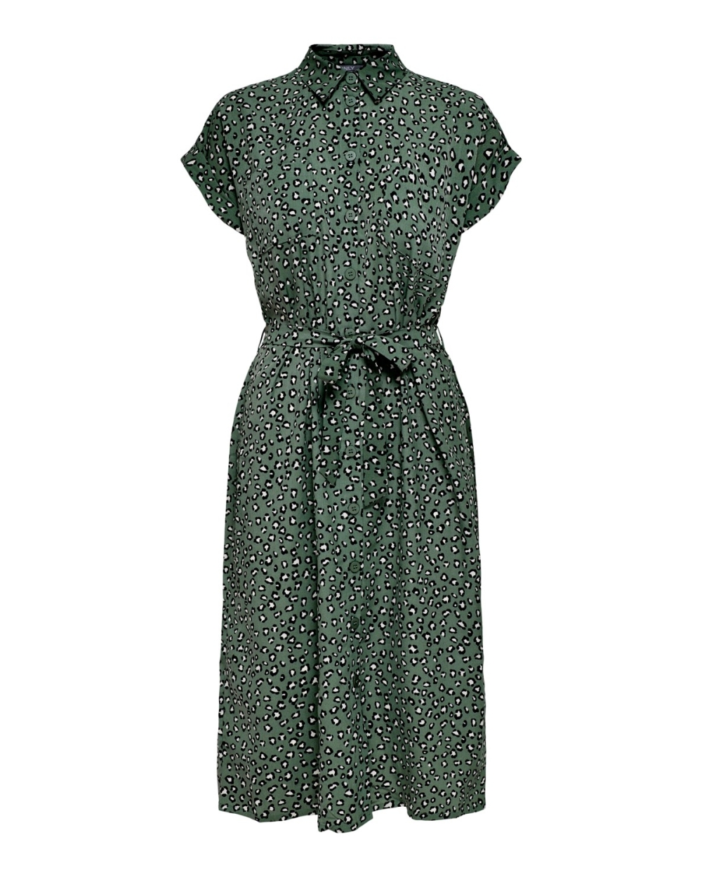 SHIRT DRESS GROEN