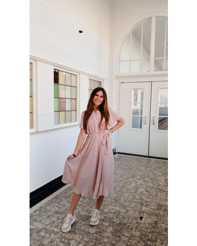 AIDA MIDI DRESS ROZE