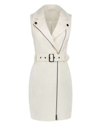 Nikkie MOUWLOZE TWEED JURK 