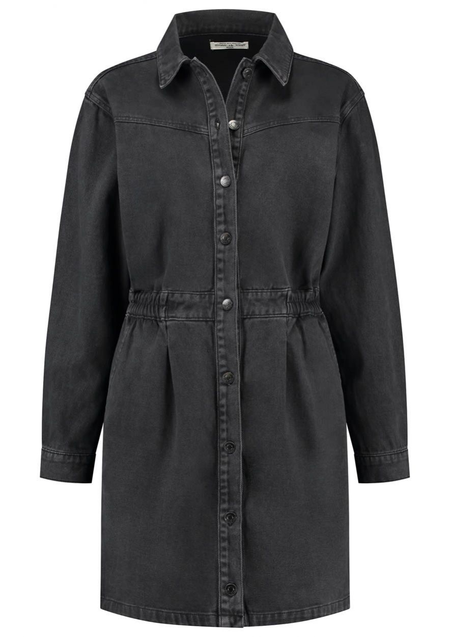 DEMY VINTAGE ZWARTE JURK 