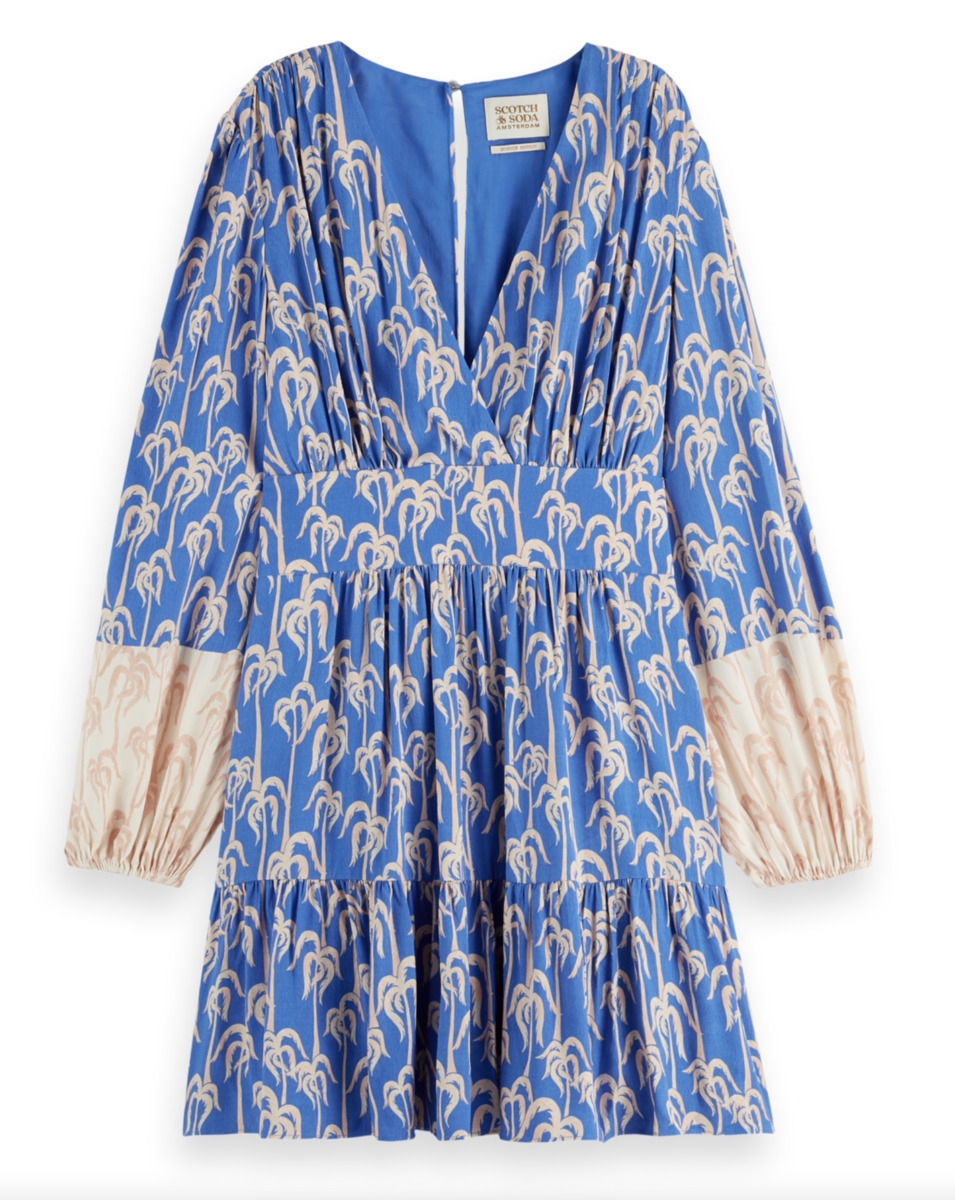 SHORT PRINTED DRESS