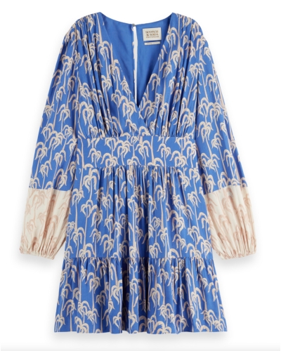 Scotch & Soda SHORT PRINTED DRESS