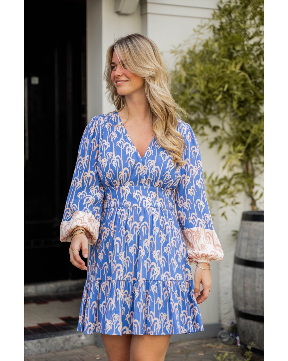 SHORT PRINTED DRESS