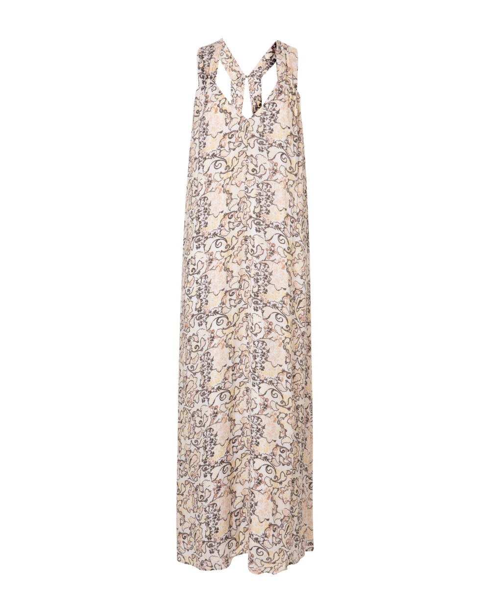 STRAPPY JURK MET PRINT EN V-HALS 