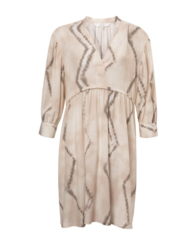 YAYA PRINTED DRESS WITH STRUCTUR