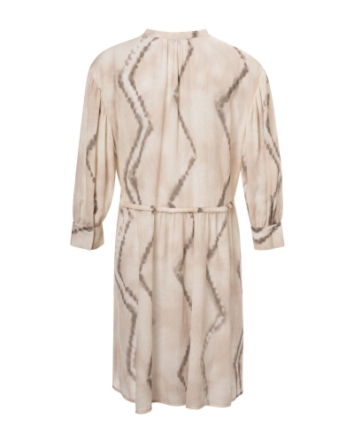 PRINTED DRESS WITH STRUCTUR