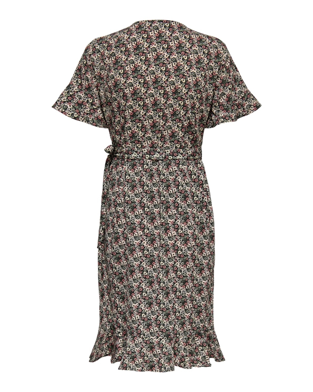 OLIVIA WRAP DRESS ZWART 