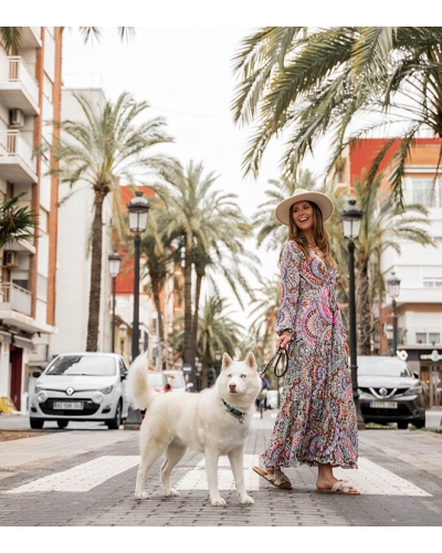 Gossip MAXI JURK ANNABEL TURQUOISE