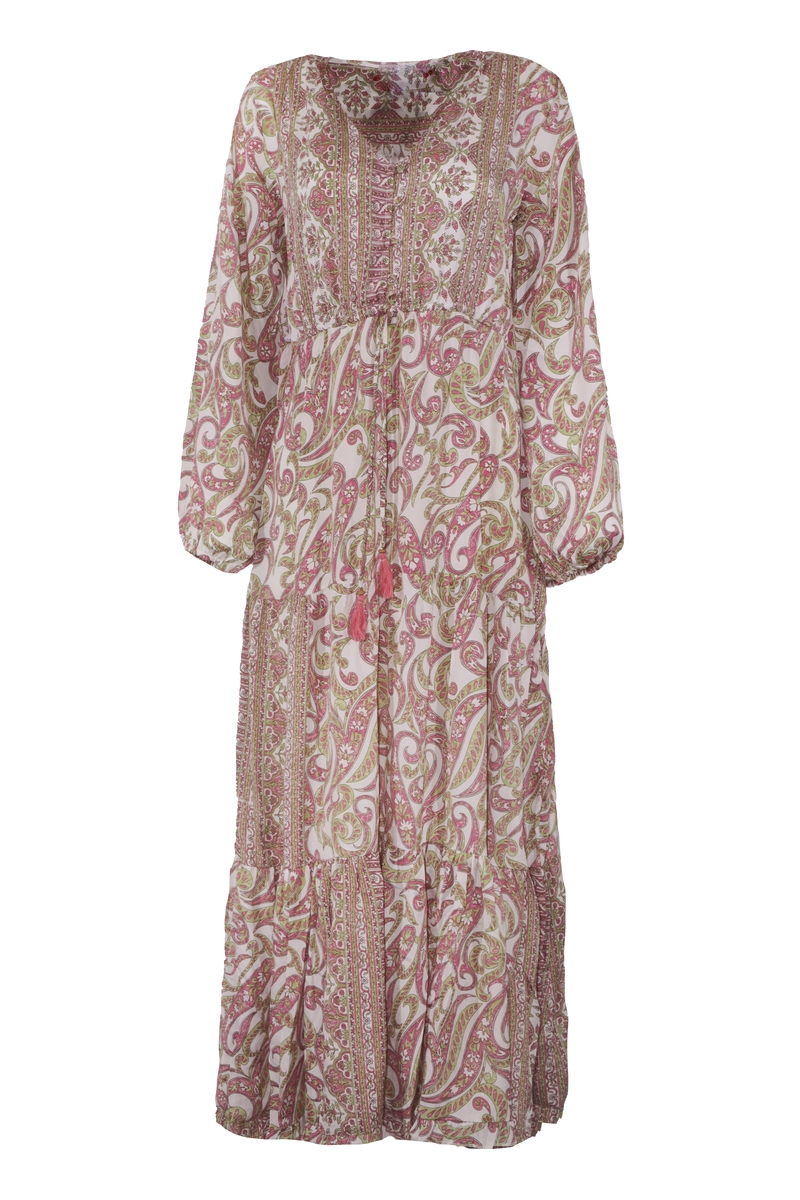 MAXI JURK ANNABEL ROZE LICHTGROEN