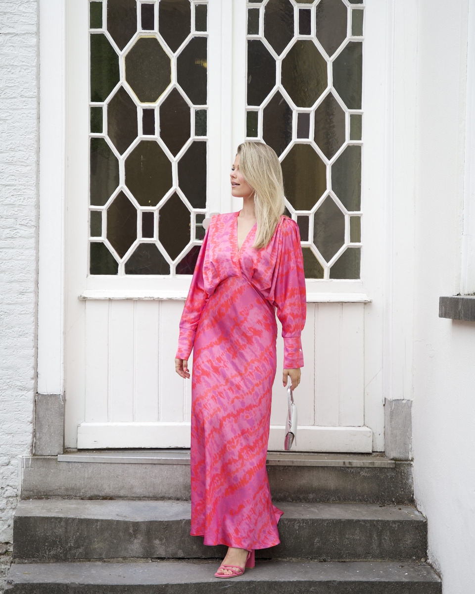 MAXI JURK VIOLET PAARS