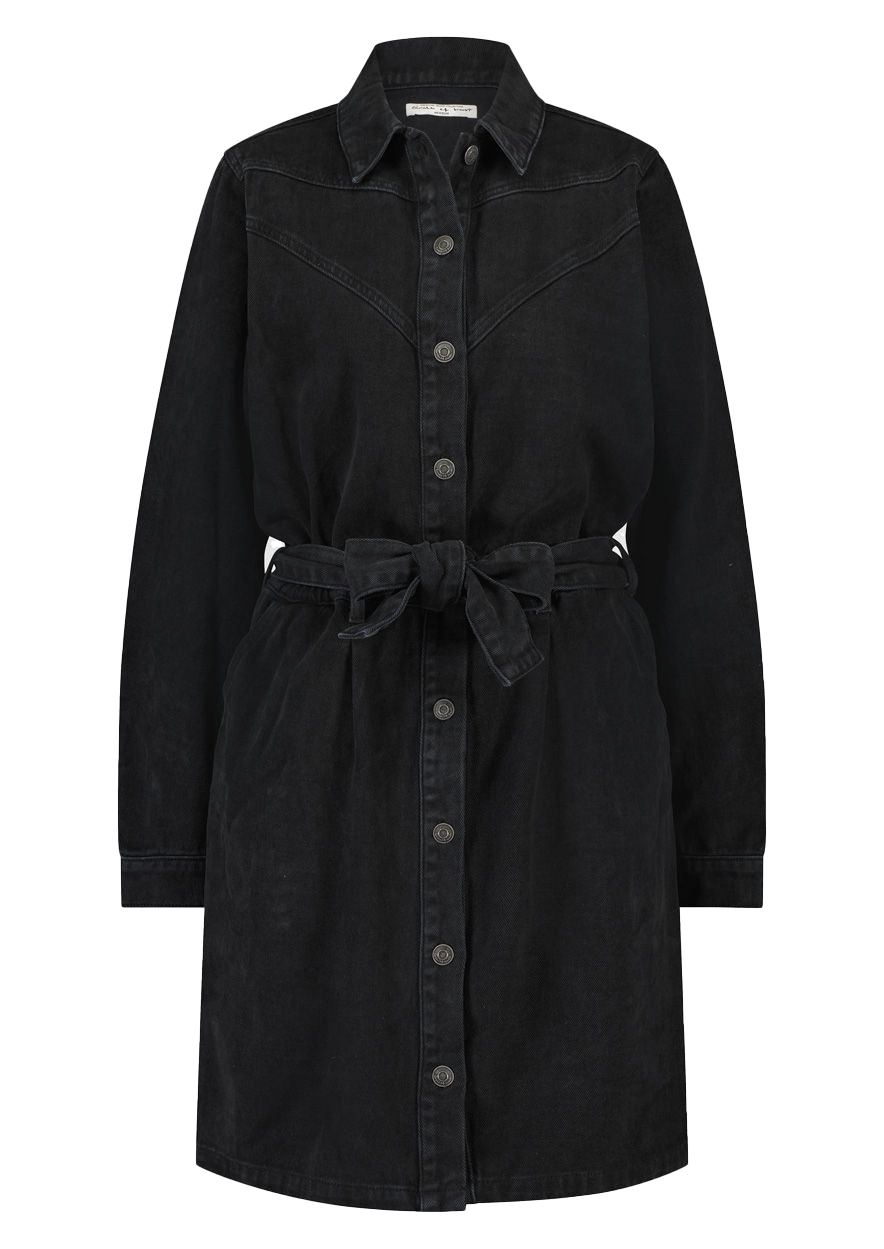 DEMY JURK ZWART DENIM
