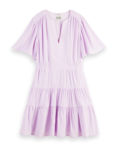 Scotch & Soda MIDI- LENGTH PANELED DRESS LILA