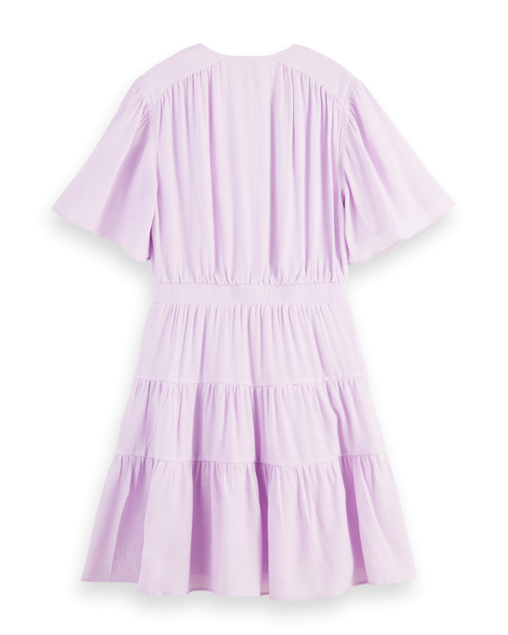MIDI- LENGTH PANELED DRESS LILA