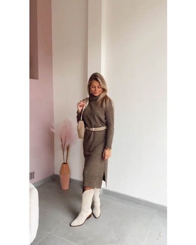 Only JURK BRANDIE ROLL NECK TAUPE