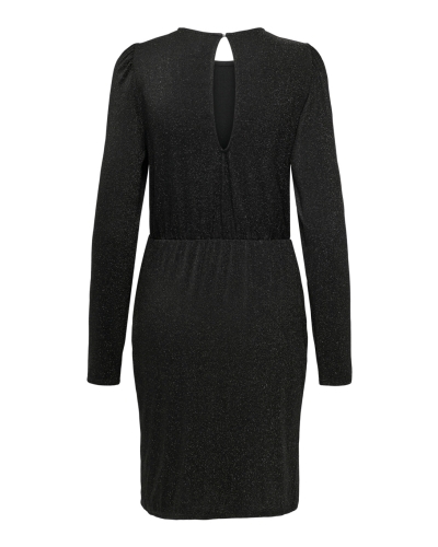 RICH GLITTER JURK ZWART