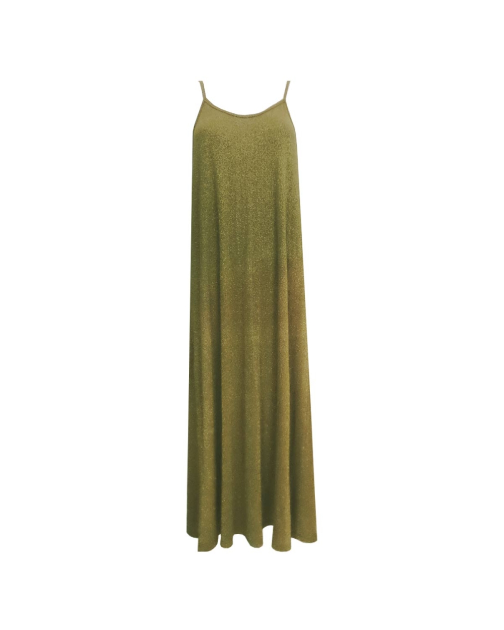 CHARLOTTE MAXI JURK GEEL GOUD