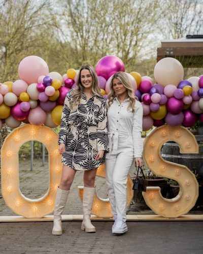 YAYA SOEPELVALLENDE JURK MET PRINT PUMICE STONE